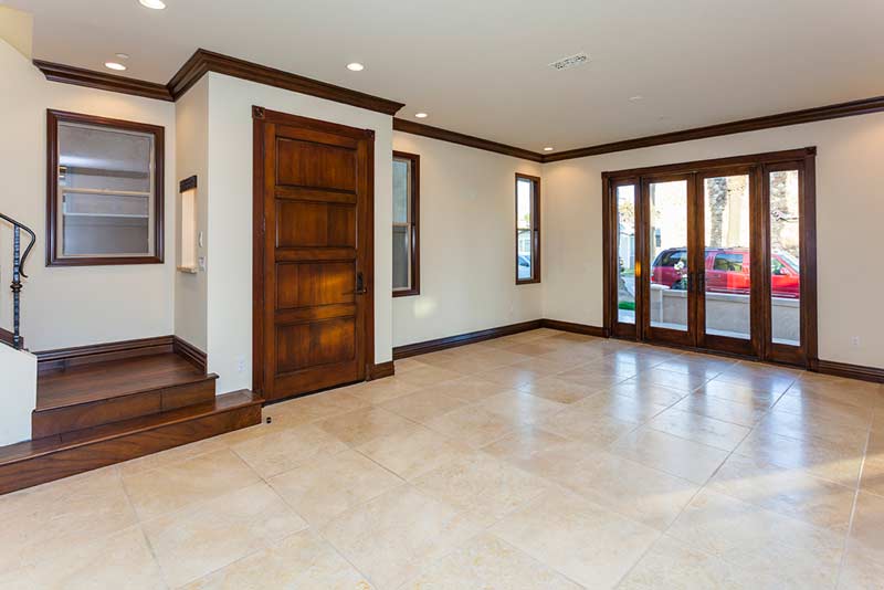 Designing of open floor plans with multiple entries